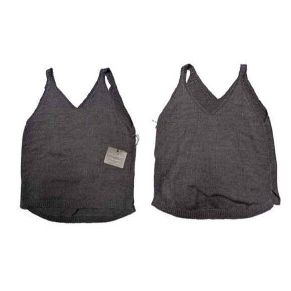 DYI Women's Sweater Tank Top Black Size Large - Picture 4 of 8